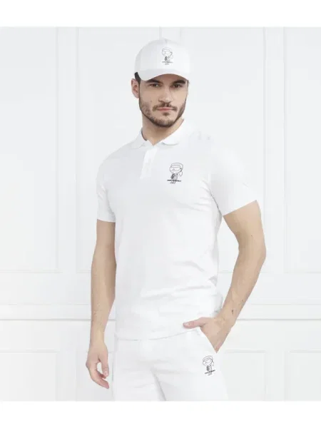 Karl Lagerfeld Polo alb