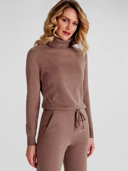 Кашемірова водолазка Marc&andre коричнева