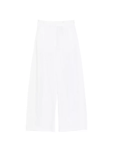 Pantaloni Giuseppe Di Morabito cu mărgele alb