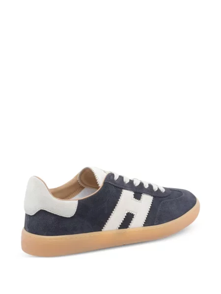 Sneakerși Hogan din piele de căprioară albastru