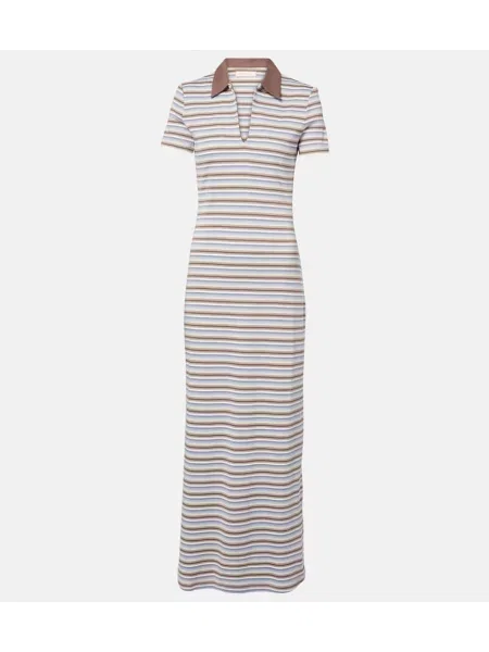 Rochie maxi Faithfull de costum albastru