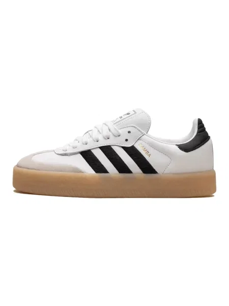 Sneakersy Adidas skórzane białe