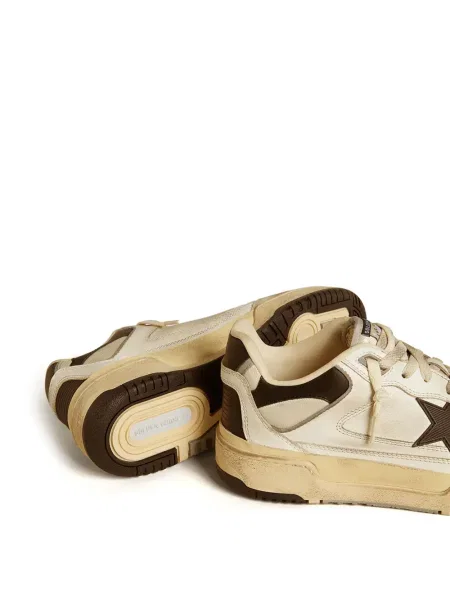 Sneakerși Golden Goose din piele alb
