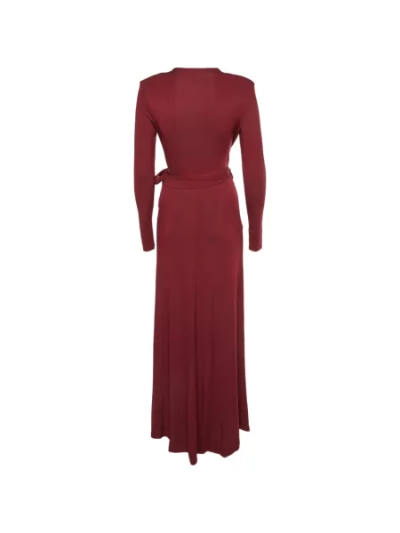 Rochie maxi Elisabetta Franchi plic roșu