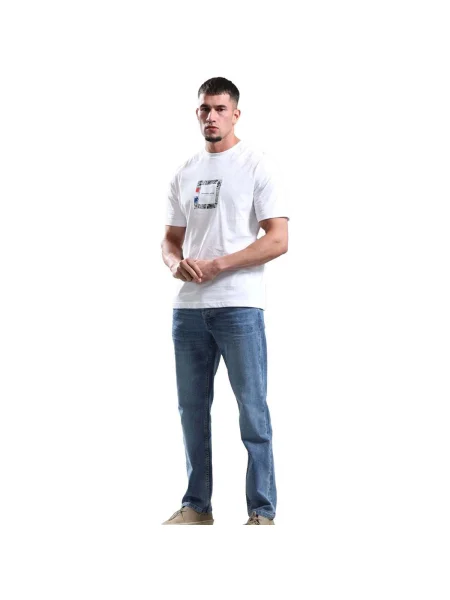 Blugi Marshall Artist cu strasuri albastru