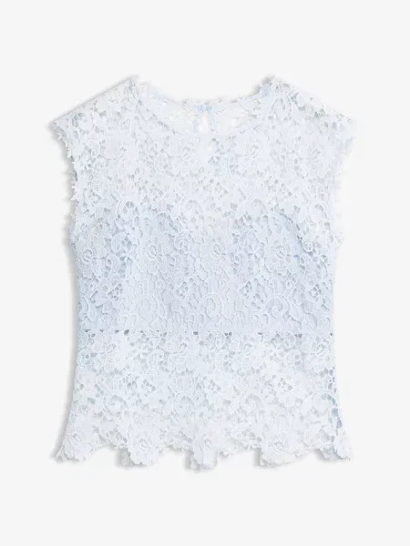 Top Bonprix niebieski