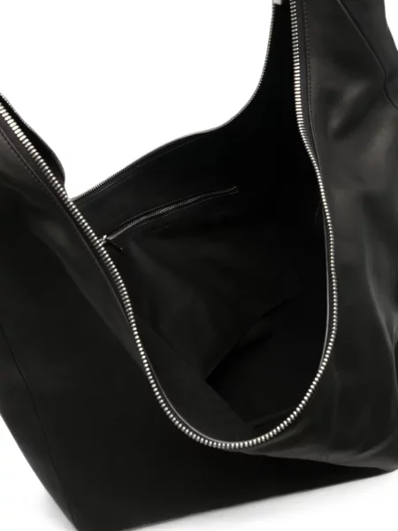 Geantă shopper Rick Owens din piele negru