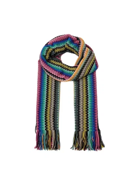 Szal Missoni w geometryczne wzory