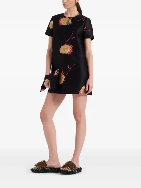 Rochie mini La Doublej de costum negru