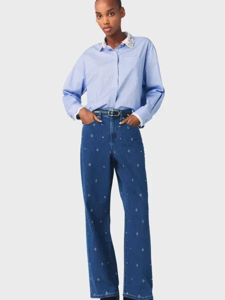 Джинси Maje сині