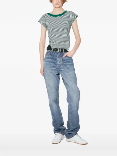 Tricou Beautiful People cu dungi alb