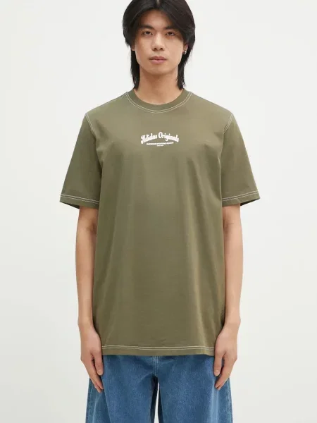 Adidas Originals tricou din Wabash bărbați cu imprimeu verde