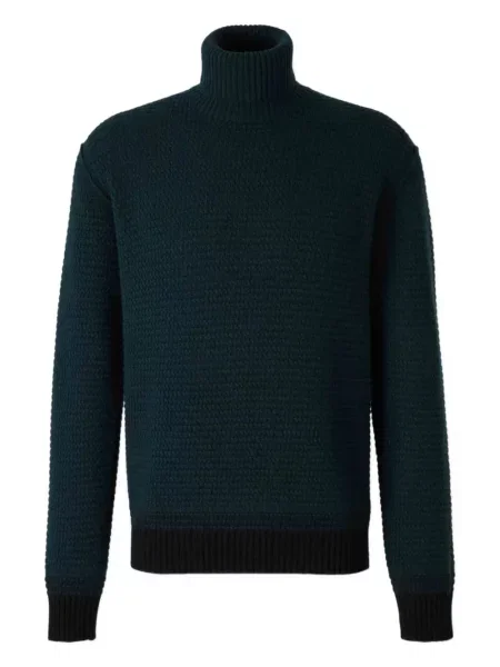 Pulover Zegna cu glugă verde