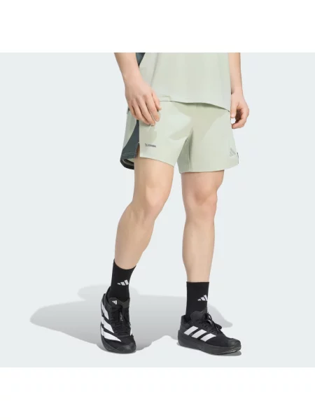 ŠORTKY TECH APPAREL CLIMACOOL COLOUR BLOCK zelené