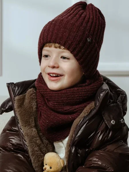Jamiks Дитячий снуд із вовною THEO