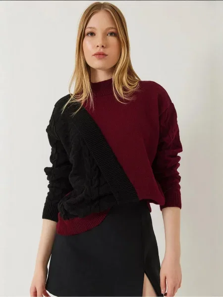 Bianco Lucci Pulover Pullover mešane barve