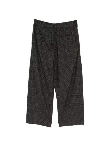Pantaloni Ziggy Chen în carouri gri