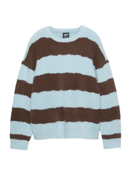 Pull&Bear Pulover deschis / maro albastru