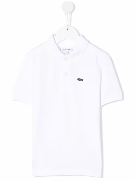 Koszulka polo dziecięca Lacoste biała