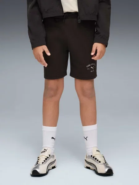 Дитячі Повсякденні шорти PUMA Class Graphic Shorts комбінований верх чорний
