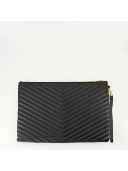 Torebka Saint Laurent skórzana czarna