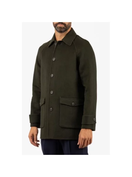 Lniany trencz Alpha Industries zielony