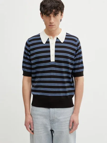 Tricou polo Wales Bonner de lână