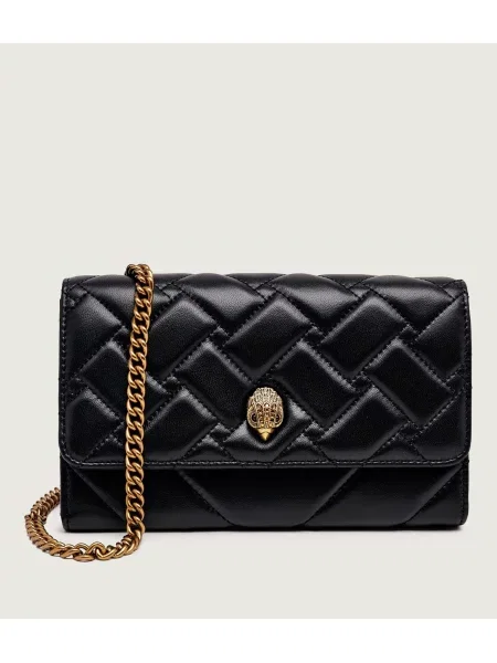 Geantă plic Kurt Geiger din piele plic negru