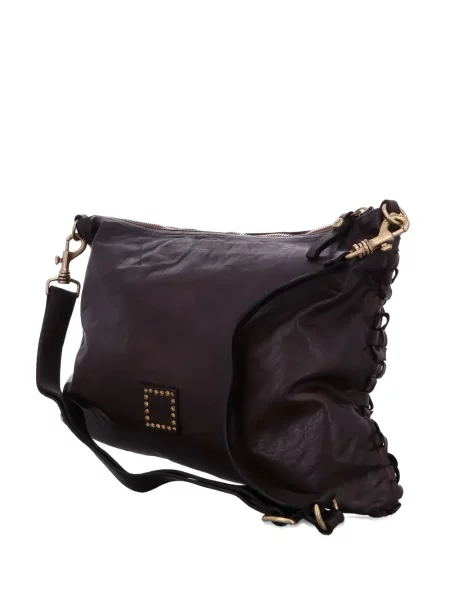 Кожена кожена чанта Campomaggi кафяво