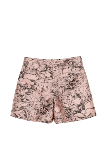 Pantaloni scurți Shiatzy Chen din jacard roz