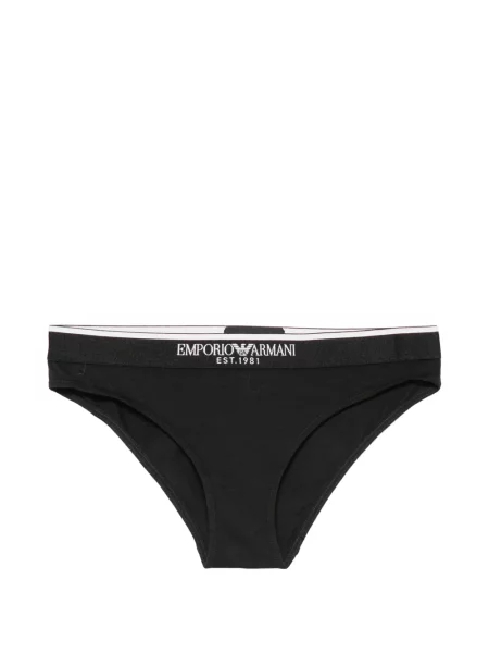 Chiloți briefs Emporio Armani cu autograf negru