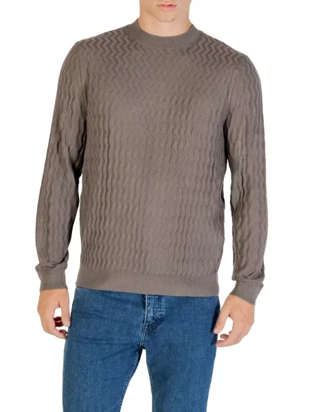 Pulover Armani rjava