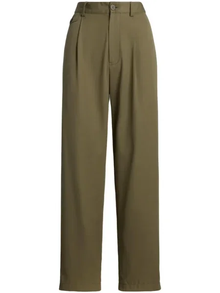 Pantaloni Ralph Lauren Collection plisate verde