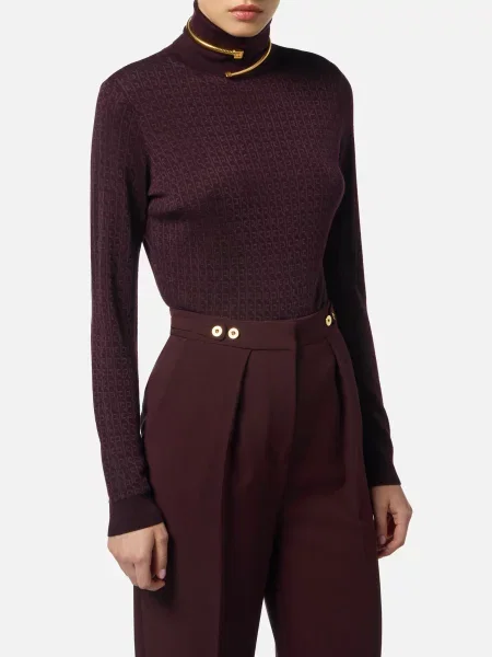 Шкарпетки Elisabetta Franchi бордові