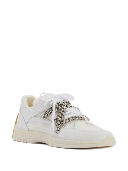 Bőr sneaker Giuseppe Zanotti Chain fehér