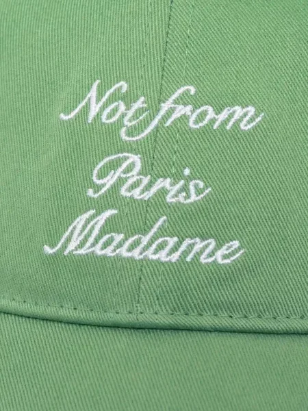 Șapcă Drole De Monsieur cu broderie verde