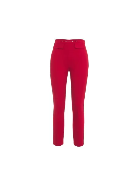 Pantaloni Elisabetta Franchi roșu