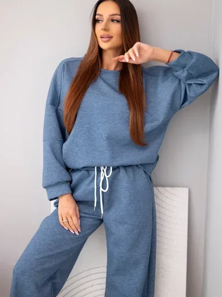 Pantaloni Kesi Włoski albastru