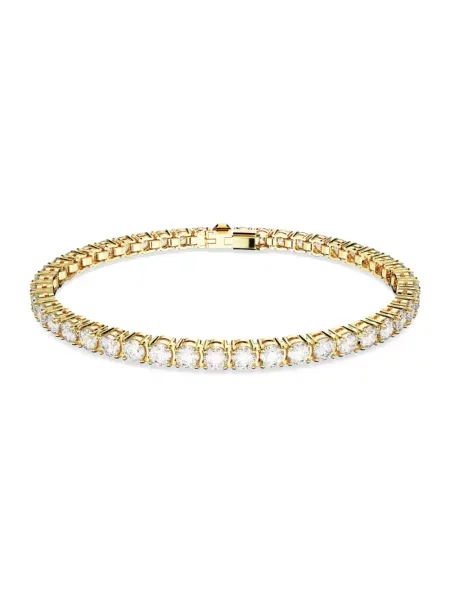 Naszyjnik Swarovski do tenisa żółty