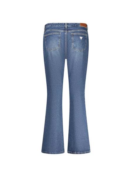Jeansy Guess retro z 5 kieszeniami niebieskie