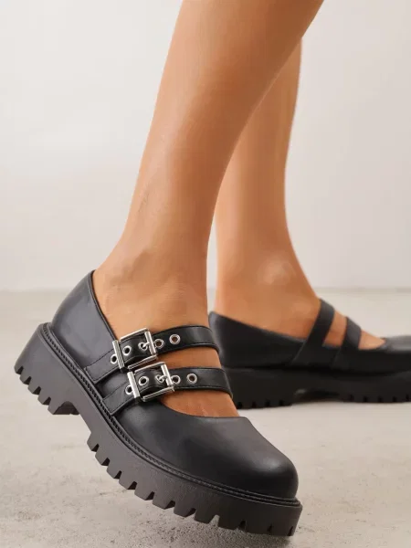 Pantofi casual cu talpă joasă Zelnea negri