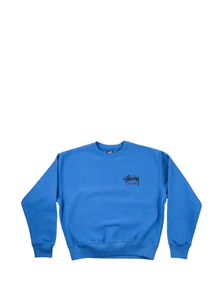 Hanorac crewneck Stüssy albastru
