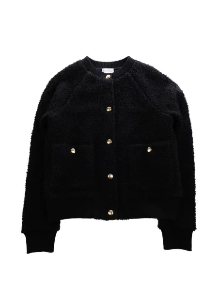 Geacă Moncler tricotate negru
