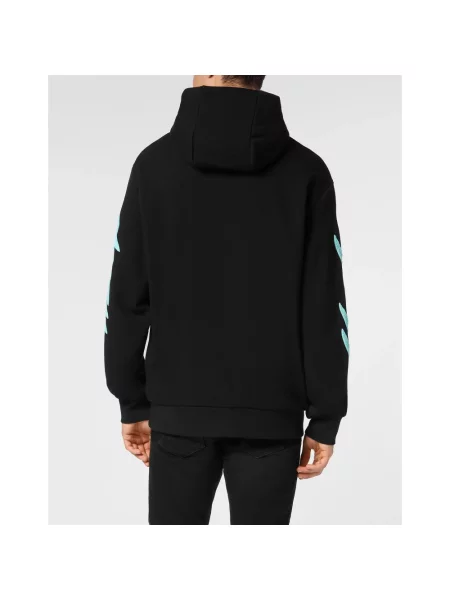 Bluza z kapturem Philipp Plein z kapturem czarna