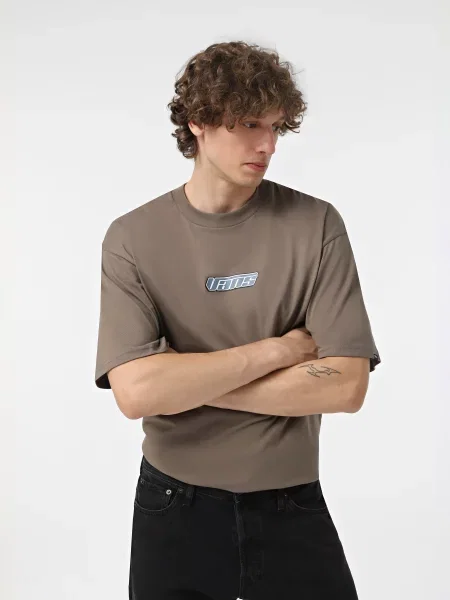 Футболка Vans ретро серая