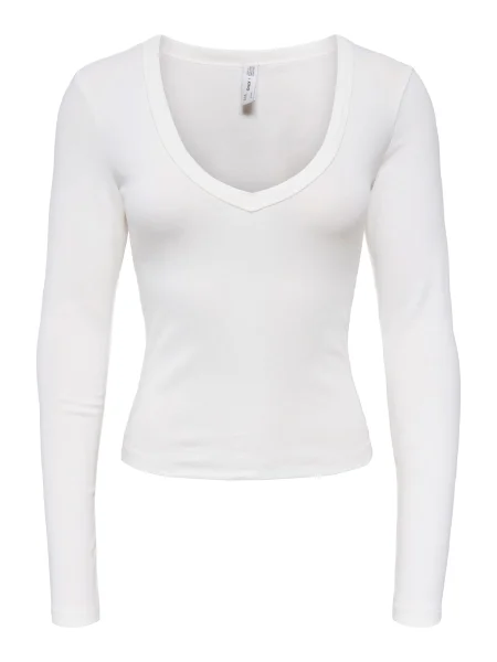 ONLY Tricou ONLMILA' alb
