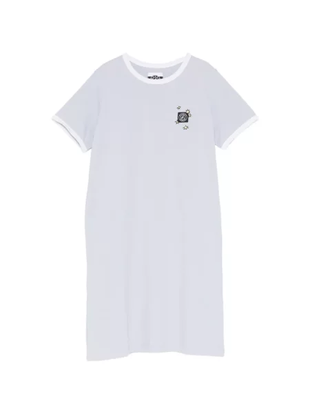 Rochie Sport B. By Agnès B. cu broderie albastru