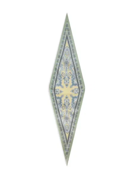 Шал Etro с пейсли десен зелено