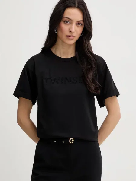 Twinset tricou pentru femei din negru