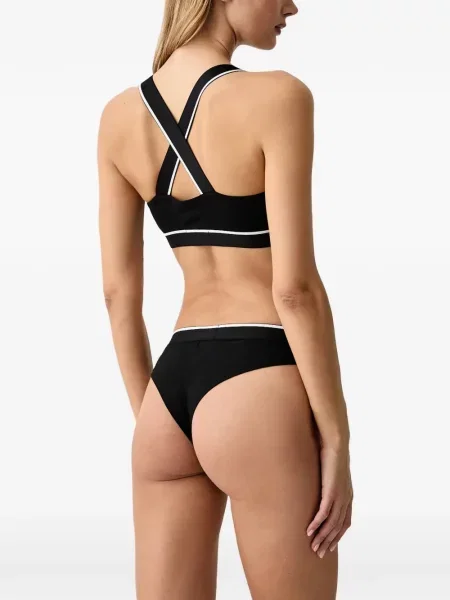 Chiloți briefs Emporio Armani cu autograf negru